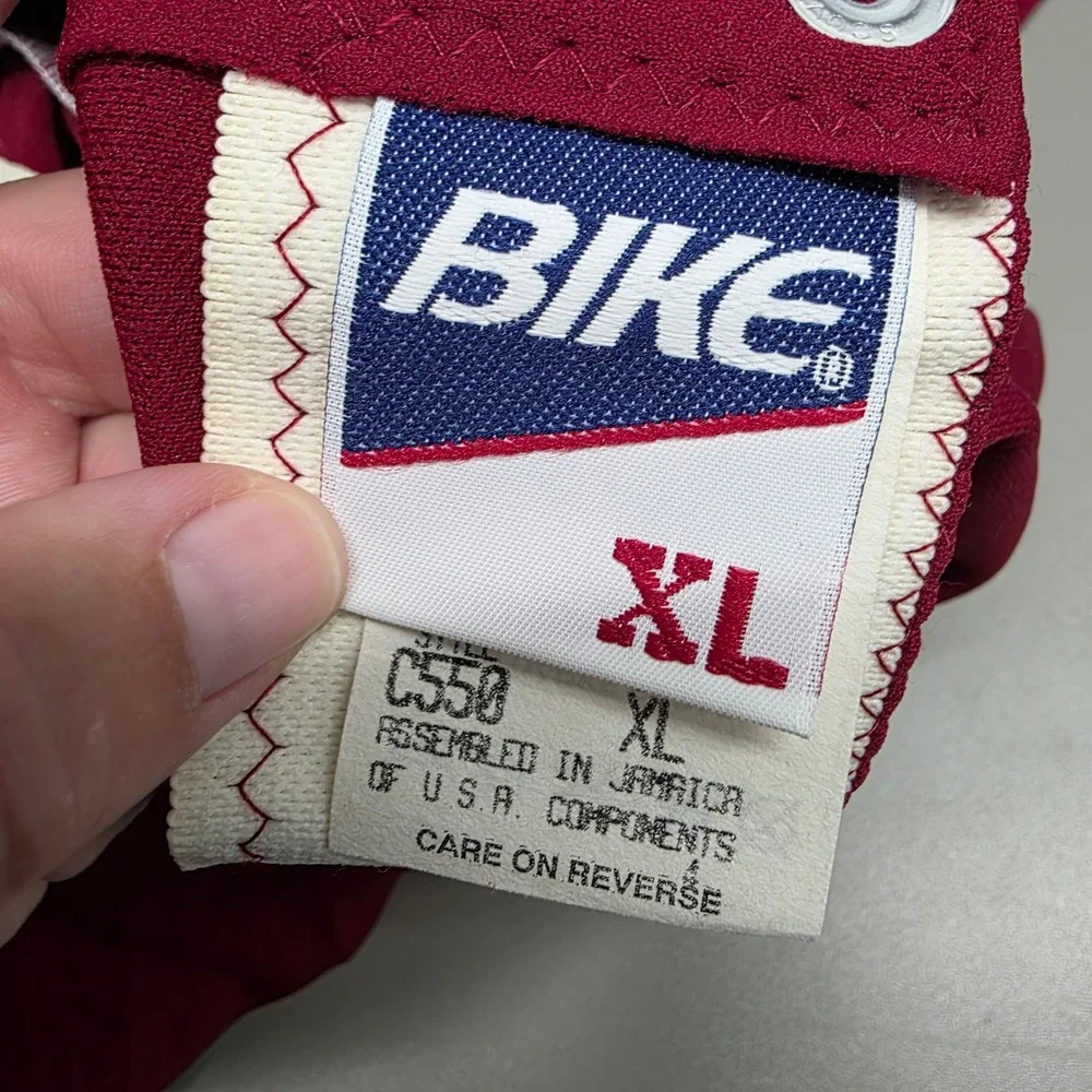 Vintage Bike Athletic C550 Coach Shorts Mens XL Cardinal Red NWT